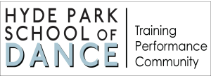 Logo for Hyde Park School of Dance.