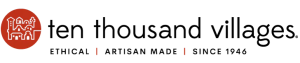 Logo for Ten Thousand Villages.